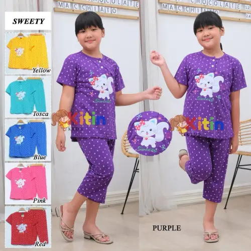 SETELAN BAJU MAIN DAN HARIAN ANAK CEWEK/PEREMPUAN BORDIR FULL