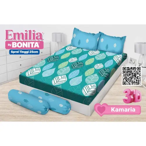 RC Bonita Emilia / Paulina Sprei King Size 180x200 cm Seprai Motif Terbaru