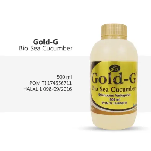 Jelly Gamat Gold-G Bio Sea Cucumber 500 ml