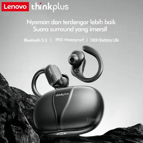 Lenovo Thinkplus XT80 True Wireless Bluetooth Headphones Sports TWS Noise Reduction Headphones High Fidelity HIFI Stereo High Sound Quality