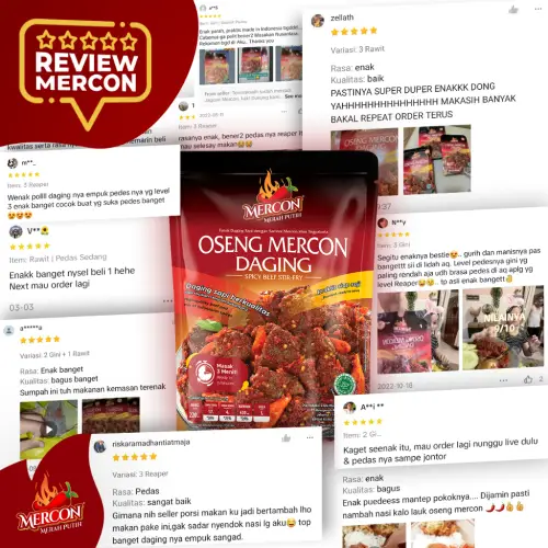 Mercon Merah Putih - Satuan || Oseng Mercon Daging