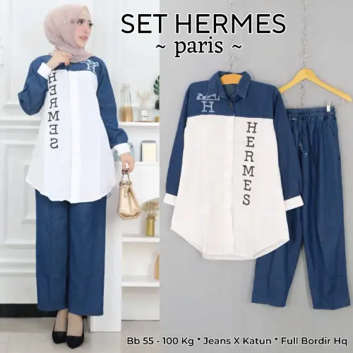 SETELAN WANITA DEWASA HERMIONE ALL REAL PICT UNTUK BERAT BADAN 50 SAMPAI 100 KG