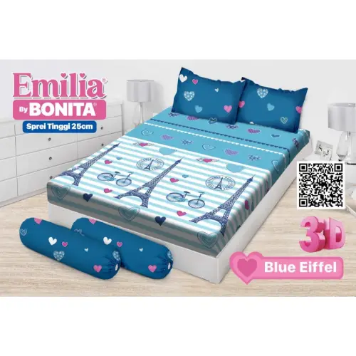 RC Bonita Emilia / Paulina Sprei King Size 180x200 cm Seprai Motif Terbaru