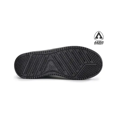 Aerostreet 37-44 Brooklyn Hitam Hitam Hitam - Sepatu Sneakers Casual Sport