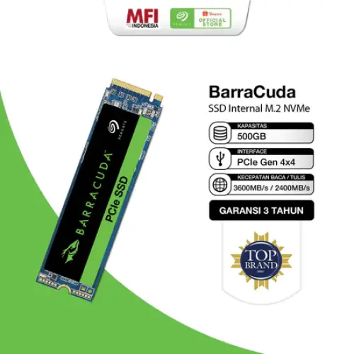 Seagate BarraCuda SSD Internal Laptop / PC M.2 NVMe 2280