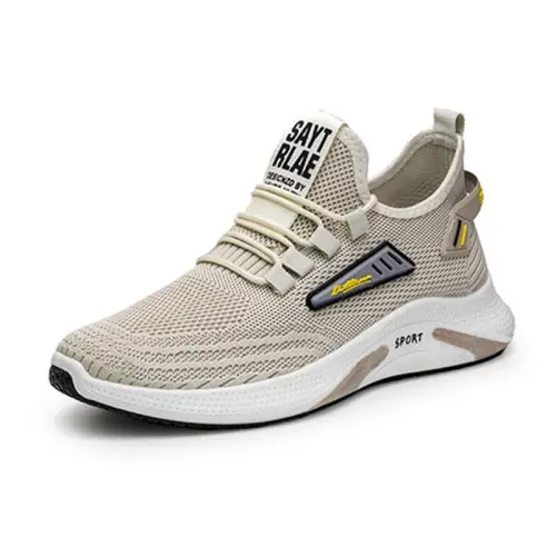 Leedoo Sepatu Sneakers Pria olahraga Casual Fashion Running Sepatu lari Shoes Kekinian Natural MR125