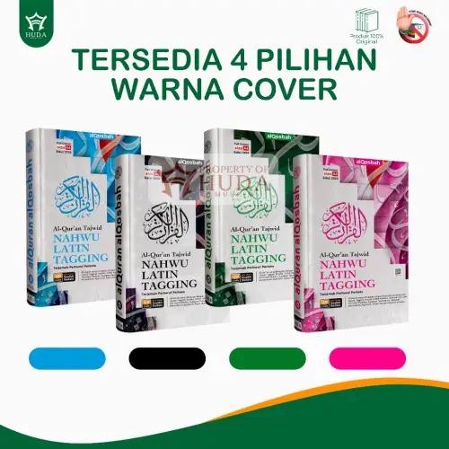 Al Quran Tajwid Nahwu Latin Tagging JUMBO Ukuran A4 Terjemah Perhuruf Perkata Edisi Terbaru 2024