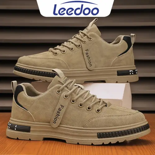 Leedoo Sepatu Pria Kerja Casual Kekinian Sepatu Sneakers Outdoor Shoes Original Dewasa MC430