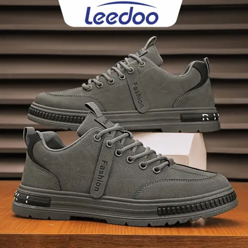 Leedoo Sepatu Pria Kerja Casual Kekinian Sepatu Sneakers Outdoor Shoes Original Dewasa MC430