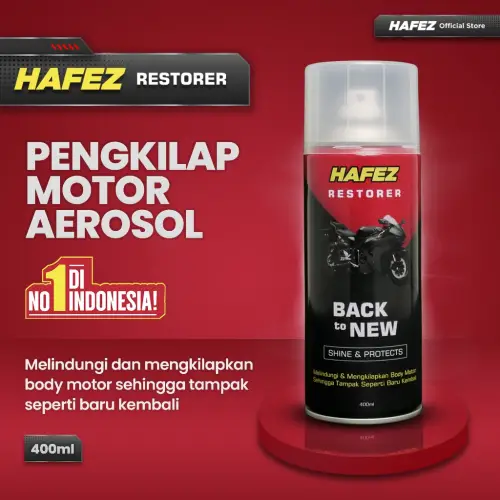 HAFEZ - Restorer - Pengkilap dan Penghitam Body Motor