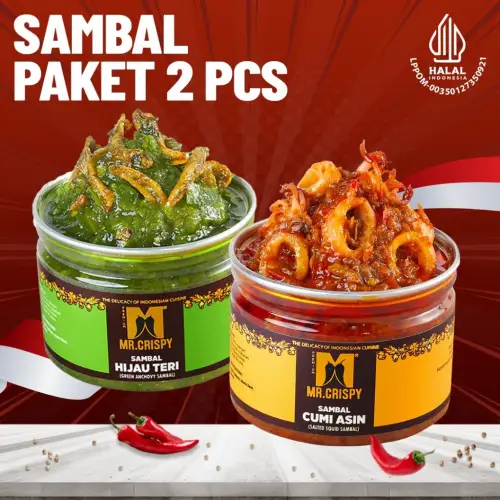 Paket Sambal Mr.Crispy/Paket Sambal 2 Pcs