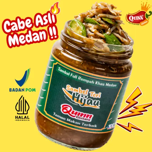 Teri Hijau Pete - Sambal Pedas by Kitchen Medan