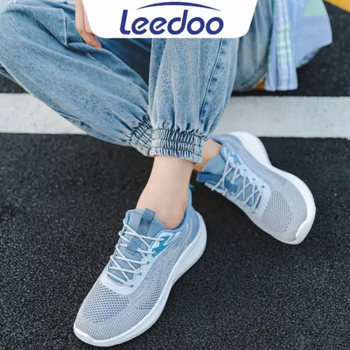 Leedoo Sepatu Sneakers Pria Olahraga Cowok Sepatu Kerja Pria Casual Lari Outdoor Jogging Shoes MR162
