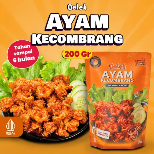 Oelek Ayam Kecombrang Oelek / Lauk Ayam Kecombrang / Lauk Siap Saji