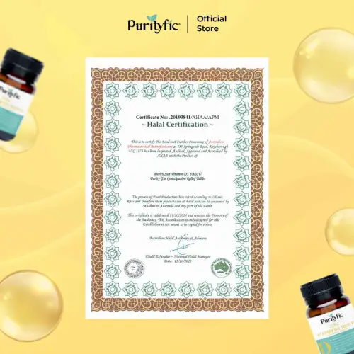 Purityfic Sun Vitamin D3 1000 IU 90 Tablet Vitamin Australia - AMPUH MENYEMBUHKAN SAKIT LINU!