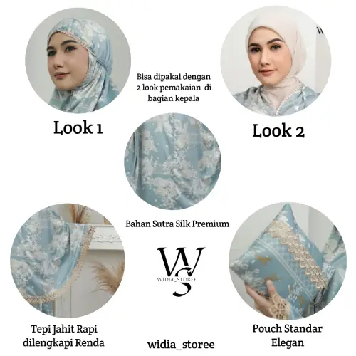 Mukena Dewasa Maxmara Silk Premium 2in1 New Series|Renda Mewah