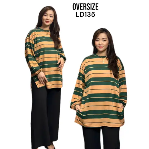 GR ATASAN OVERSIZE / JUMBO LENGAN PANJANG KARET FASHION MUSLIM SR2153