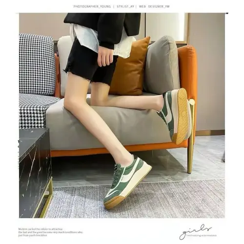 GSI Dalmi 1300 Sepatu Sneakers Kanvas Bertali Wanita Casual Model High Tinggi Canvas SIZE "37-41"