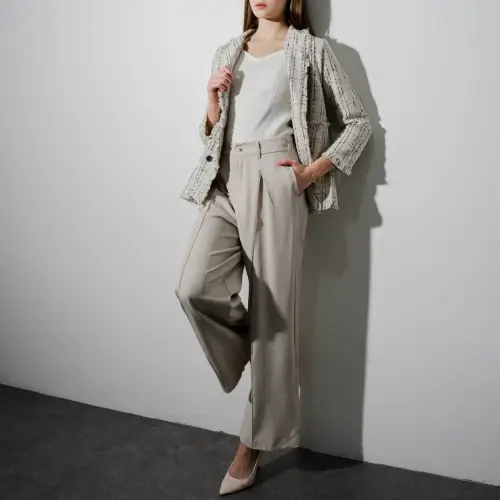 This Is April Blazer Outer Wanita Kekinian Lengan Panjang Talyn Top