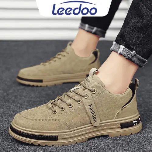 Leedoo Sepatu Pria Kerja Casual Kekinian Sepatu Sneakers Outdoor Shoes Original Dewasa MC430