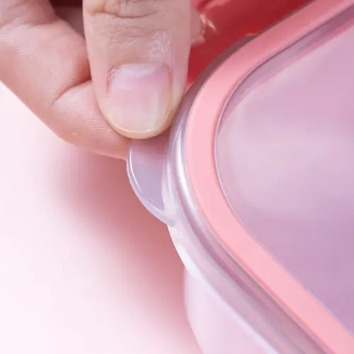 Aimilo Gaya Jepang Tempat Makan Tupperware BPA Free Lunch Box Set Tempat Bekal Anak Sekolah Free Sendok