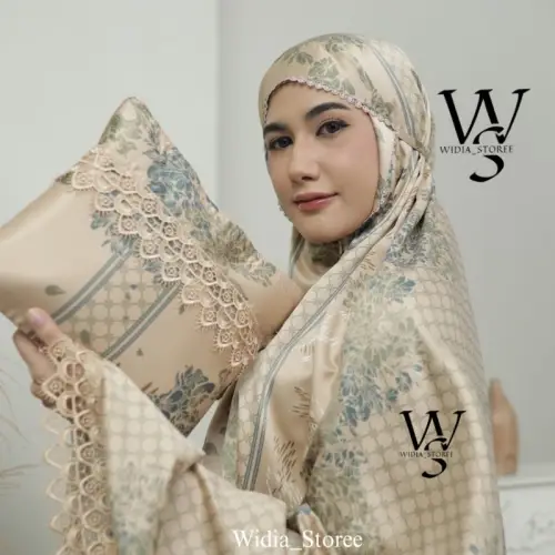 Mukena Dewasa Maxmara Silk Premium 2in1 New Series|Renda Mewah
