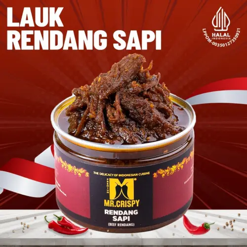 Rendang Sapi Padang Suwir Mr.Crispy
