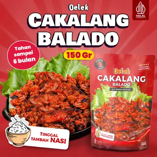 Oelek Cakalang Balado Oelek/ Cakalang Suwir/ Ikan Cakalang