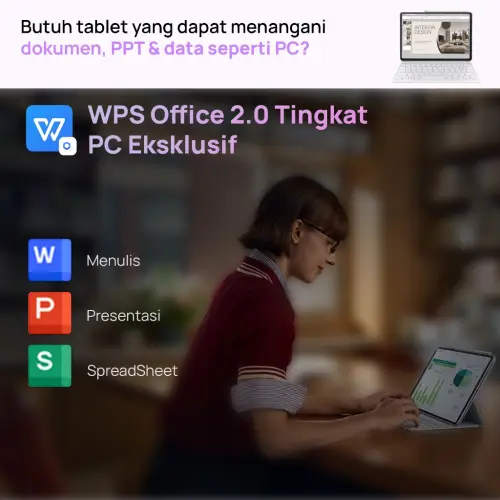 HUAWEI MatePad 11.5-inci 2025 Tablet | WPS Office 2.0 Tingkat PC Eksklusif | Layar Papermatte | 10,100 mAh