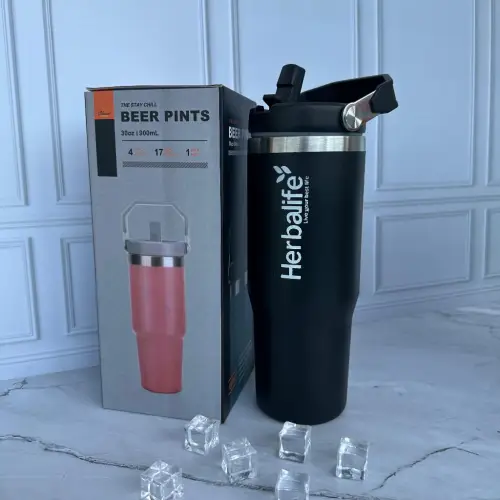 Botol Tumbler Herblf 900ml Tahan Panas Dingin ORI Import