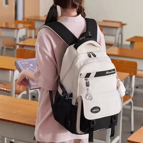 Aimilo Tas Ransel Anak Tas Sekolah Anak Perempuan Ins Anti Air Model Korea Tebal Kado Anak Untuk 6-15 Tahun