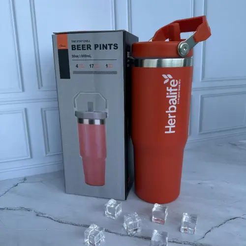 Botol Tumbler Herblf 900ml Tahan Panas Dingin ORI Import
