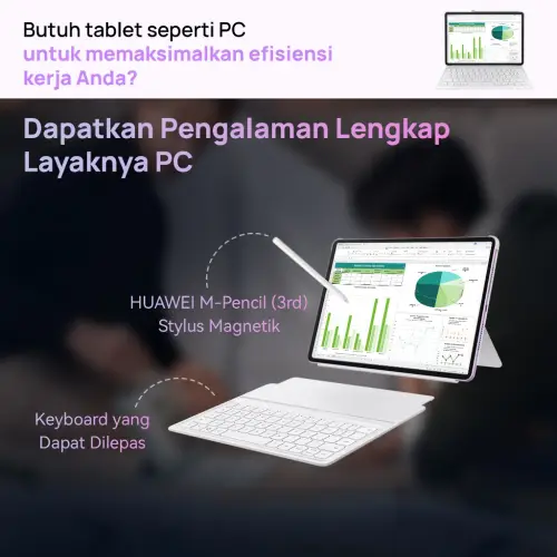 HUAWEI MatePad 11.5-inci 2025 Tablet | WPS Office 2.0 Tingkat PC Eksklusif | Layar Papermatte | 10,100 mAh