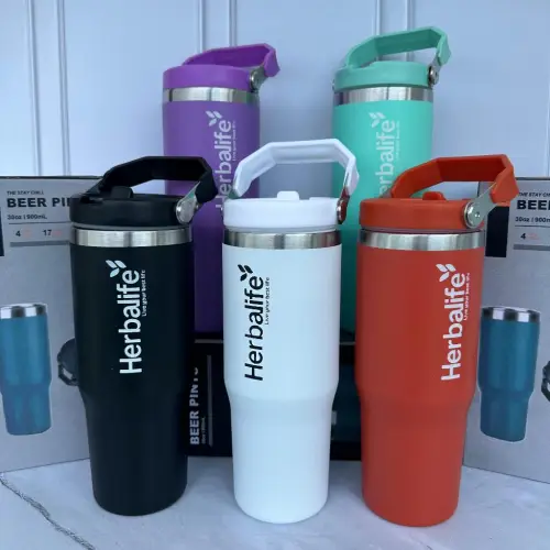 Botol Tumbler Herblf 900ml Tahan Panas Dingin ORI Import