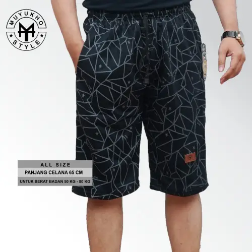 Celana 3/4 Pendek Pria Wanita Dibawah Lutut Santai Harian Dewasa Premium Bebyterry Tebal
