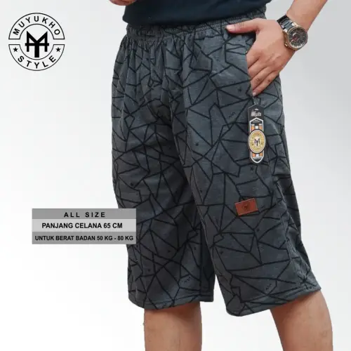 Celana 3/4 Pendek Pria Wanita Dibawah Lutut Santai Harian Dewasa Premium Bebyterry Tebal