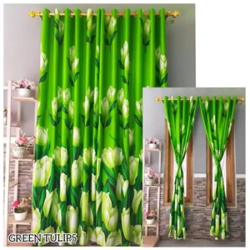 Tirai Pintu dan Gorden Jendela Smokring Besar 12 Lubang Murah 135x220 Motif Terlaris