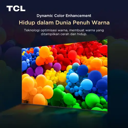 TCL AI 4K Google TV 43 inch V6C - MEMC - HDR 10 - HVA Panel - Dolby Audio