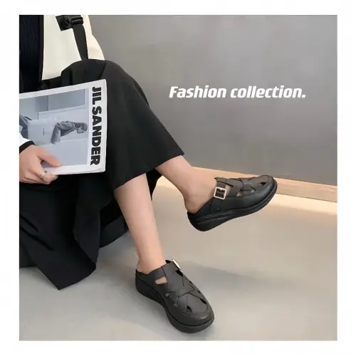 Sepatu Wanita Wedges PIRT Premium Ringan Empuk Lentur Sepatu Wedges Wanita Terbaru