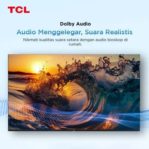 TCL 32 inch V51C - QLED - HDR 10 - Multiple Eye Care - Dolby Audio - Bezel-less (Model: 32V51C)