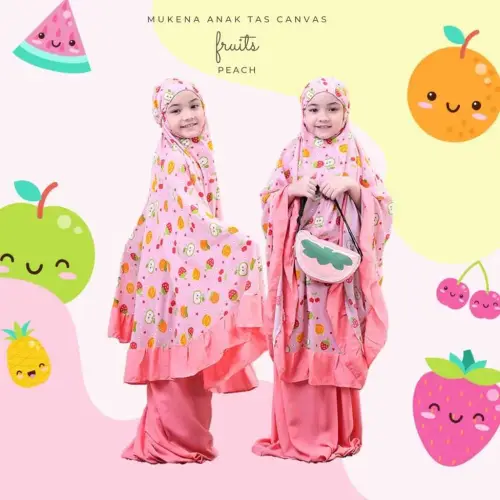 Mukena Anak Tanggung Usia 7-15 Tahun/Mukena Anak Motif Terbaru/Mukena Anak lucu
