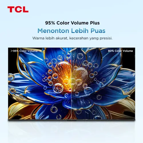 TCL 32 inch V51C - QLED - HDR 10 - Multiple Eye Care - Dolby Audio - Bezel-less (Model: 32V51C)