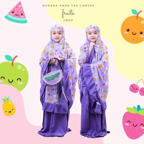 Mukena Anak Tanggung Usia 7-15 Tahun/Mukena Anak Motif Terbaru/Mukena Anak lucu