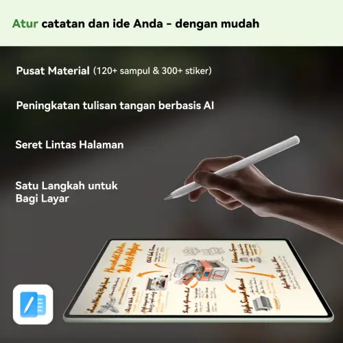 HUAWEI MatePad 12 X 2026 Tablet l PC-Level WPS 3.0 l Layar PaperMatte Ultra Jernih l M-Pencil Pro