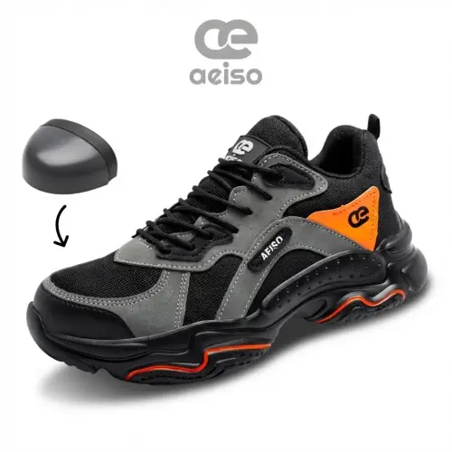Aeiso - Sepatu Casual sporty V3 dengan extra penguat ujung cocok di Outdoor kerja lapangan Non K3
