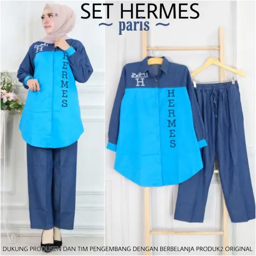 SETELAN WANITA DEWASA HERMIONE ALL REAL PICT UNTUK BERAT BADAN 50 SAMPAI 100 KG