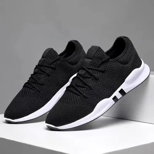 Leedoo Sepatu Pria Sneaker Original 100% Running Fashion Sport Shoes Olahraga Bahan Karet EE01