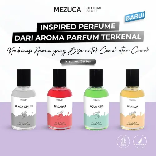 Parfum Mezuca 35ml Eau De Parfume BPOM Halal Free Box Perfume