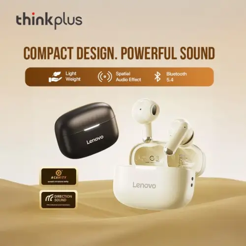 Supernova x LENOVO THINKPLUS EA110 TRUE WIRELESS BLUETOOTH MINI EARBUDS TWS HD SOUND IPX7