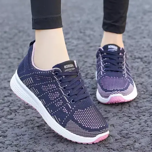 GSI Gischa 1346 NEW 2024 Sepatu Sneakers Rajut Wanita Casual Women Shoes Casual Sports Trendy 37-41